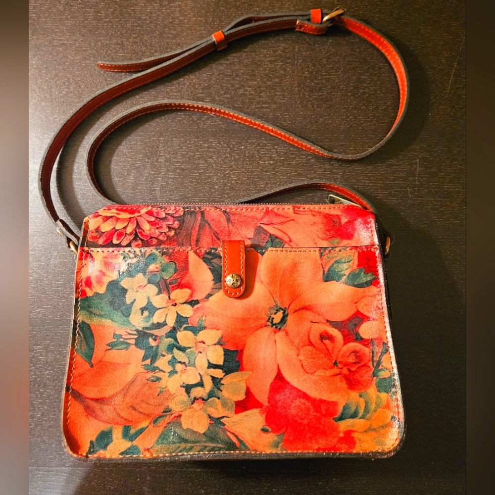 Patricia Nash Floral Print Crossbody Bag